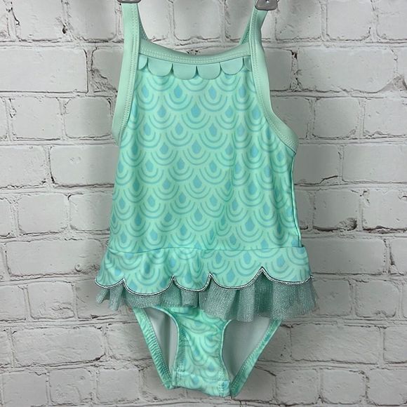 Cat & Jack Mermaid Toddler Swimsuit 12 months - Picture 1 of 6